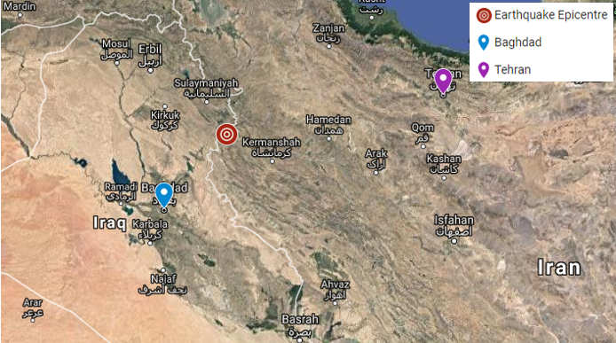 7 4 Magnitude Earthquake Strikes Iran Iraq Border