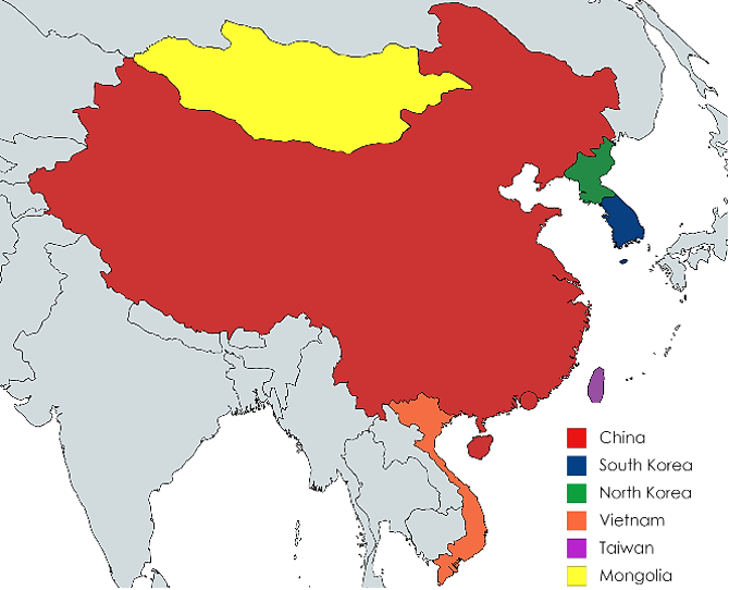 new year countries celebrated