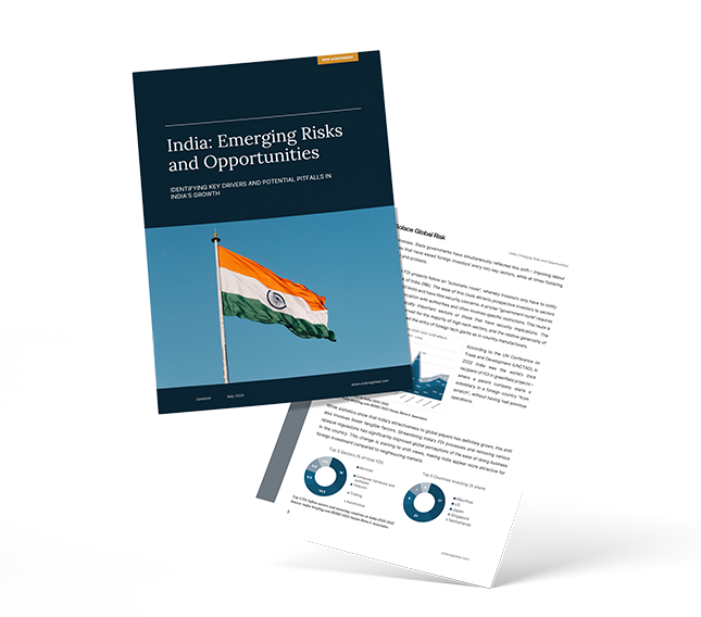 india: emerging risks and opportunities report mock up