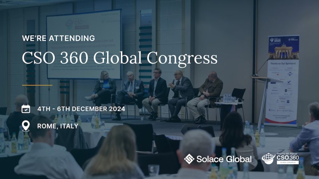 Solace Global at CSO 360 in Rome